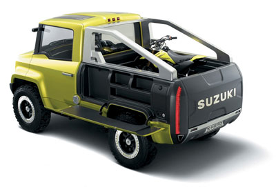 Suzuki on Tr  S   Trange Ce Concept Car De Suzuki   Un M  Lange De Camionnette